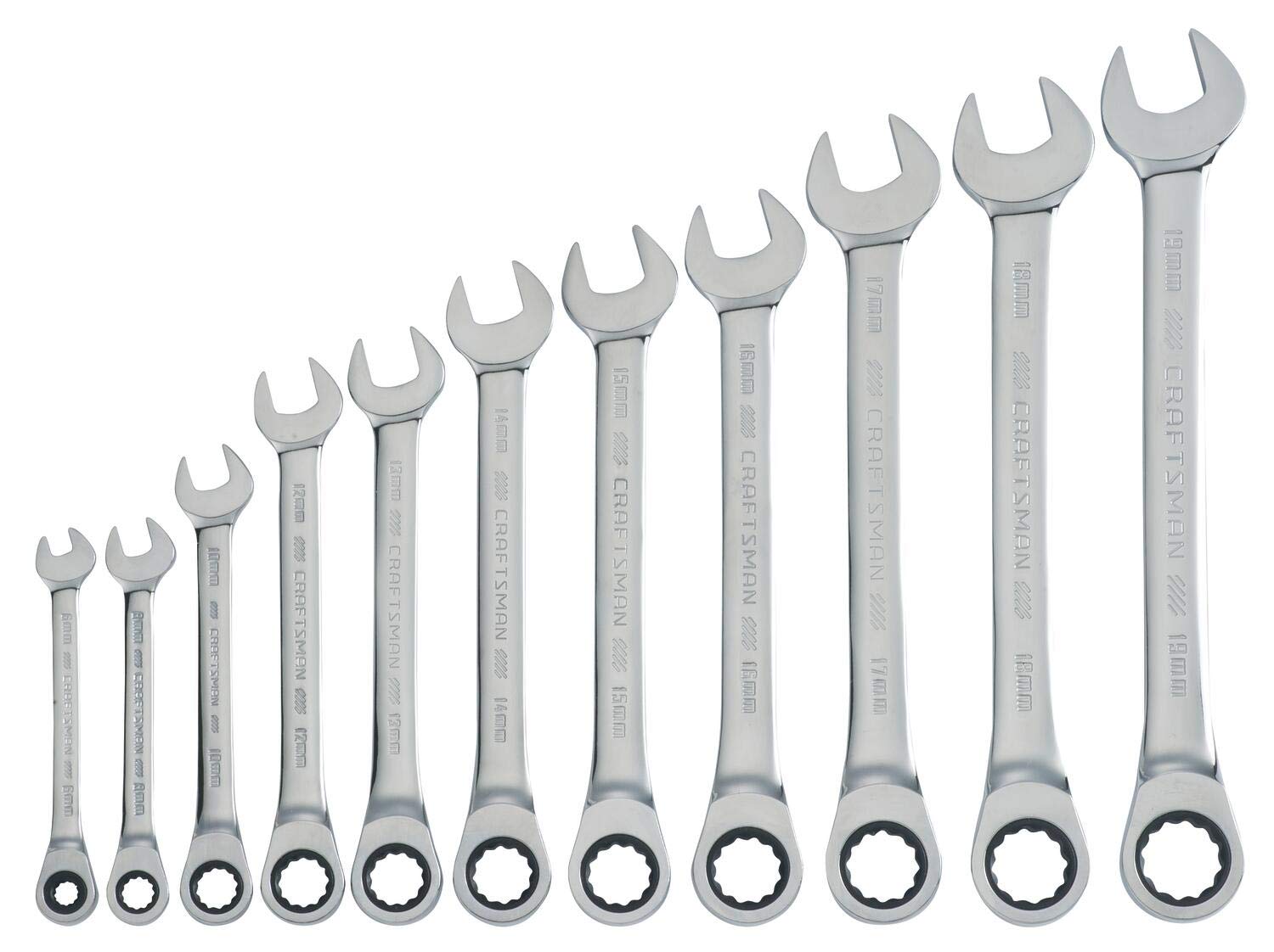 Juego De Llaves De Trinquete Craftsman Metric De 11 Piezas Cmmt87021 - Venta Internacional.