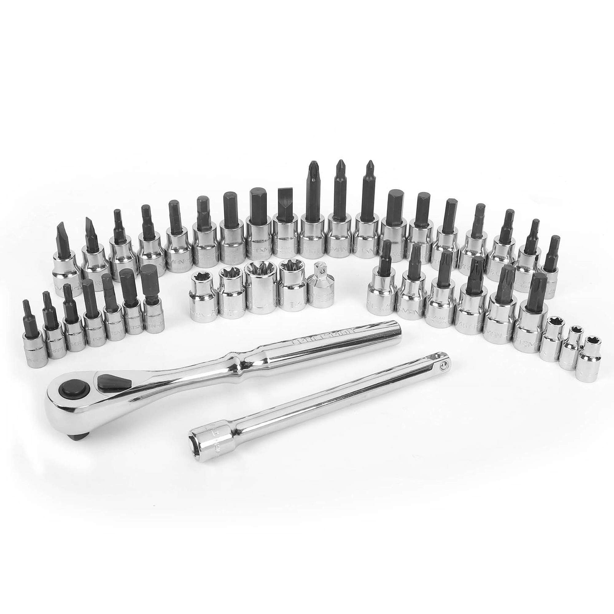 Foto 2 | Juego de Enchufes y Llaves Craftsman 42 Piezas 1/4 y 3/8 Pulgadas - Venta Internacional