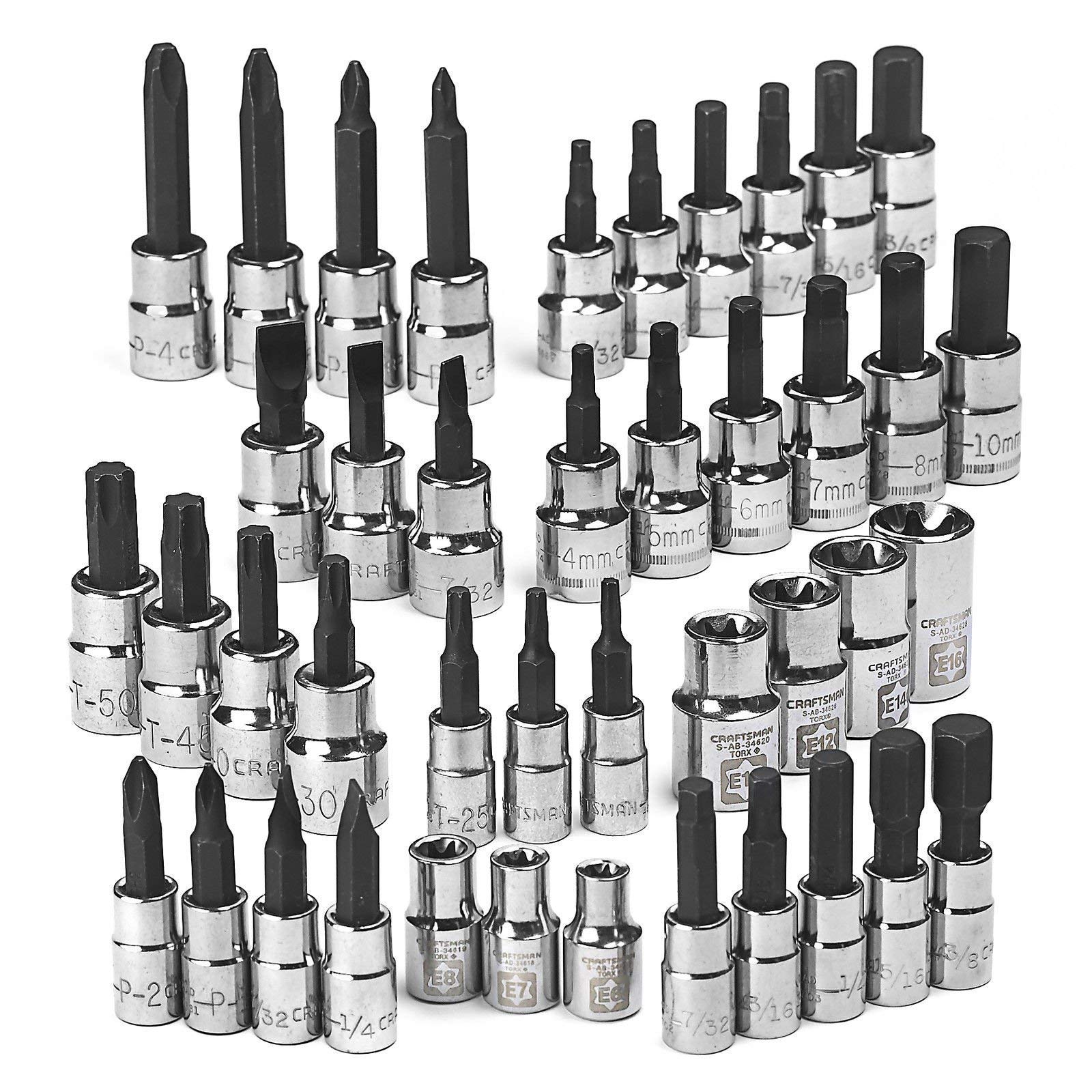 Foto 5 pulgar | Juego de Enchufes y Llaves Craftsman 42 Piezas 1/4 y 3/8 Pulgadas - Venta Internacional