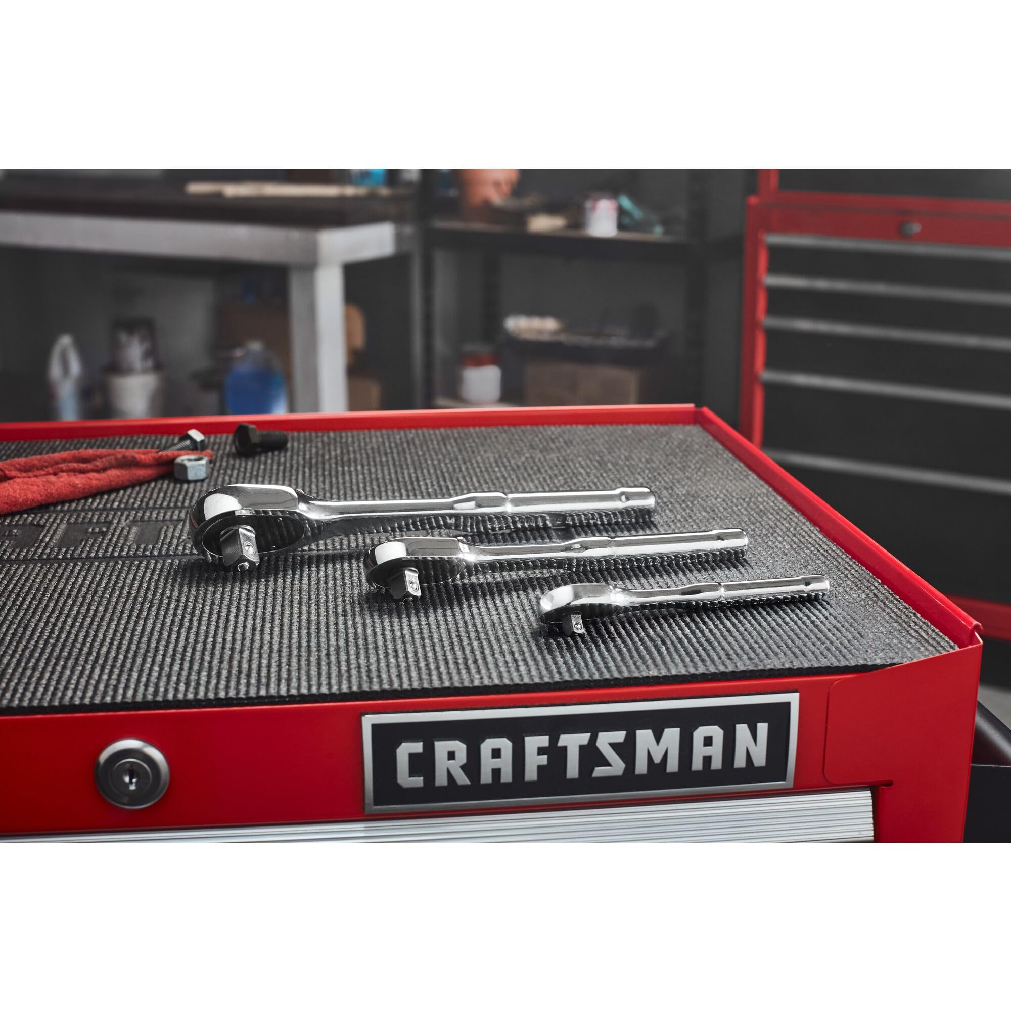 Foto 4 | Tracción Ratchet Craftsman De Perfil Bajo De 1/2 Pulgada Con 72 Dientes - Venta Internacional.