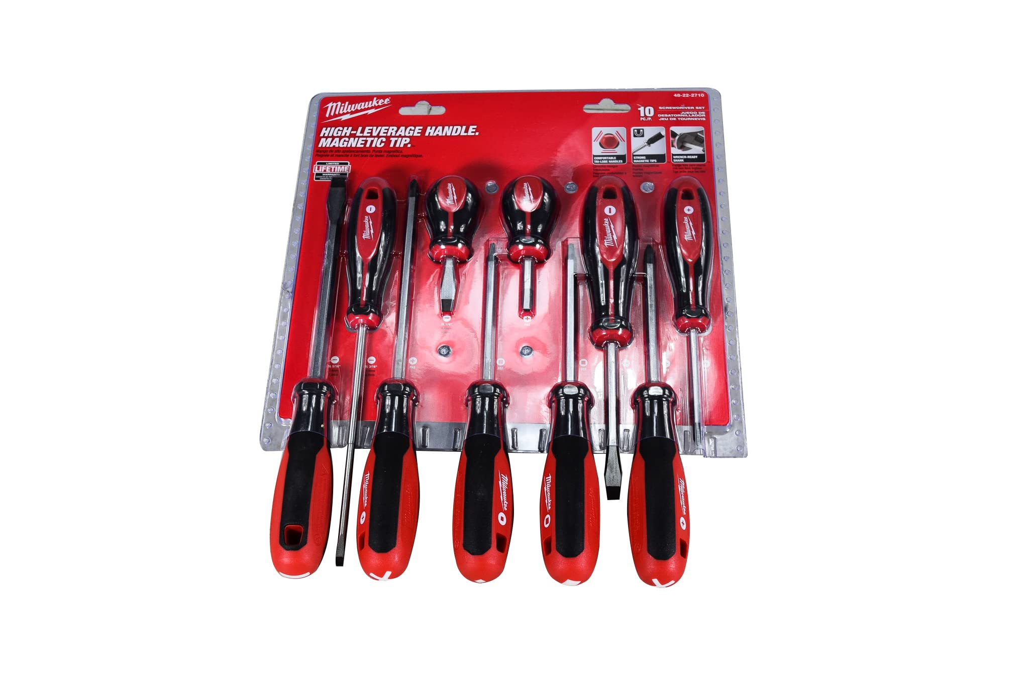 Foto 2 pulgar | Set de Destornilladores Milwaukee 48-22-2710 10 Piezas Trilobulares - Venta Internacional