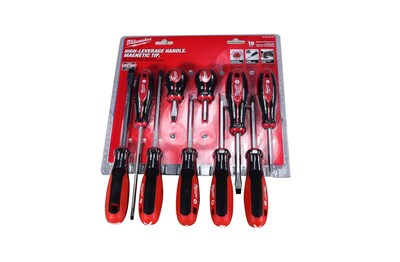 Foto 1 | Set de Destornilladores Milwaukee 48-22-2710 10 Piezas Trilobulares - Venta Internacional