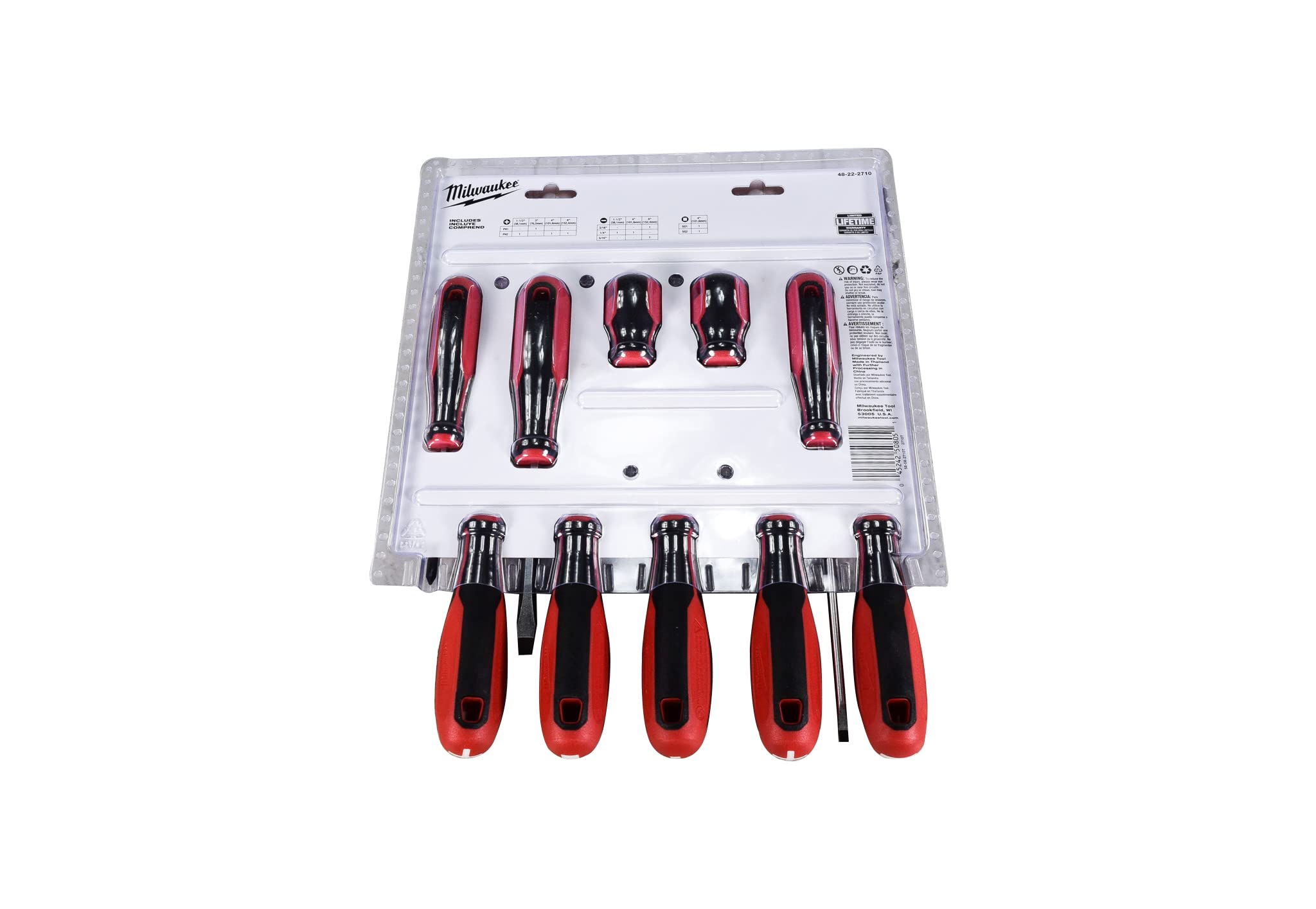 Foto 6 pulgar | Set de Destornilladores Milwaukee 48-22-2710 10 Piezas Trilobulares - Venta Internacional