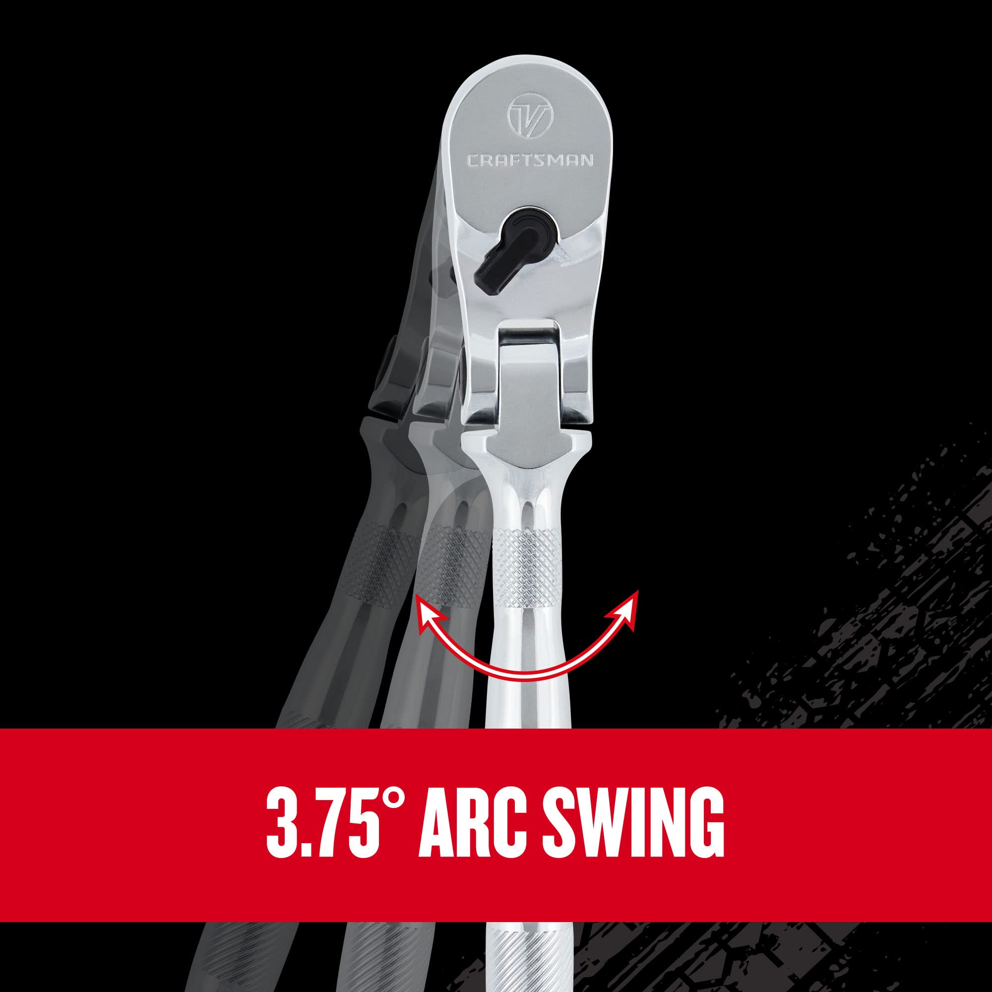 Foto 7 | Cabezal Flexible Ratchet Craftsman V-series 3/8 Drive De 96 Dientes - Venta Internacional.