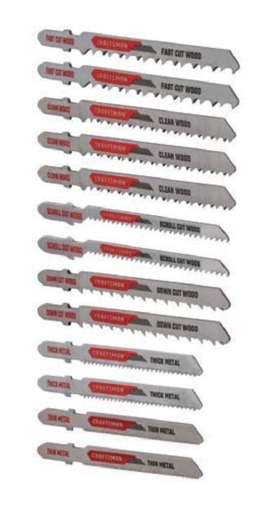 Foto 2 pulgar | Juego De 13 Piezas Con Vástago En T De Jigsaw Blades Craftsman Cmaj1set13 - Venta Internacional.