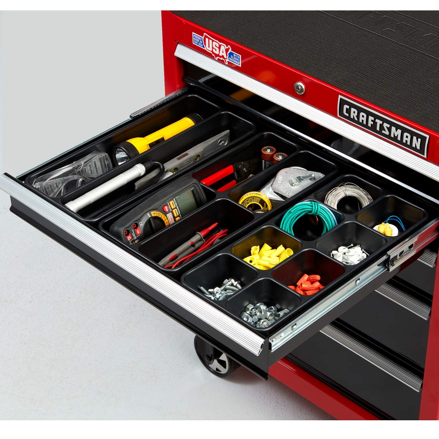 Foto 1 | Organizador De Herramientas Craftsman, Juego De 3 Cajones Con 14 Compartimentos - Venta Internacional.