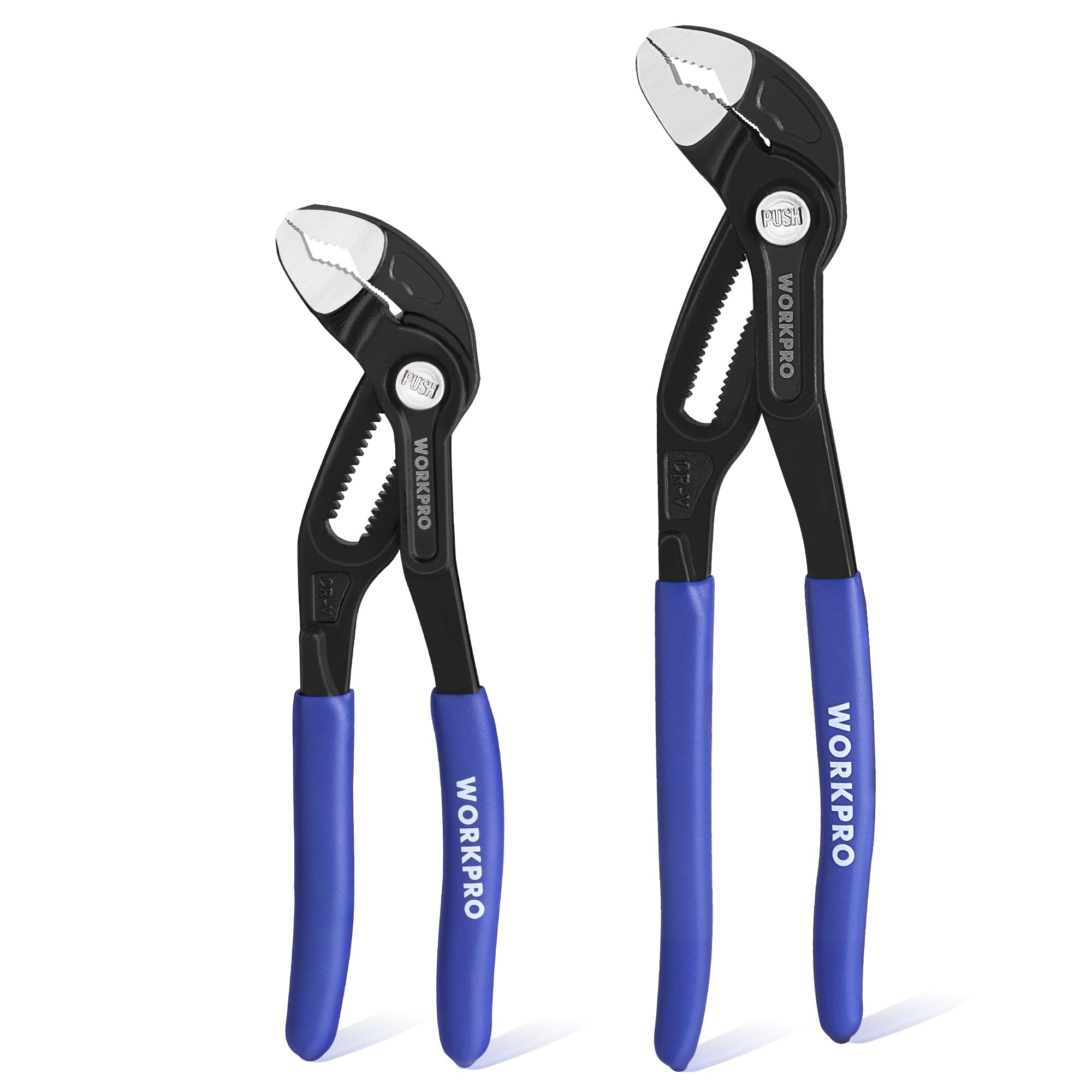 Foto 2 pulgar | Juego De Alicates Workpro De 7 Y 10 Ranuras Para Juntas En V Jaw Cr-v Steel - Venta Internacional.