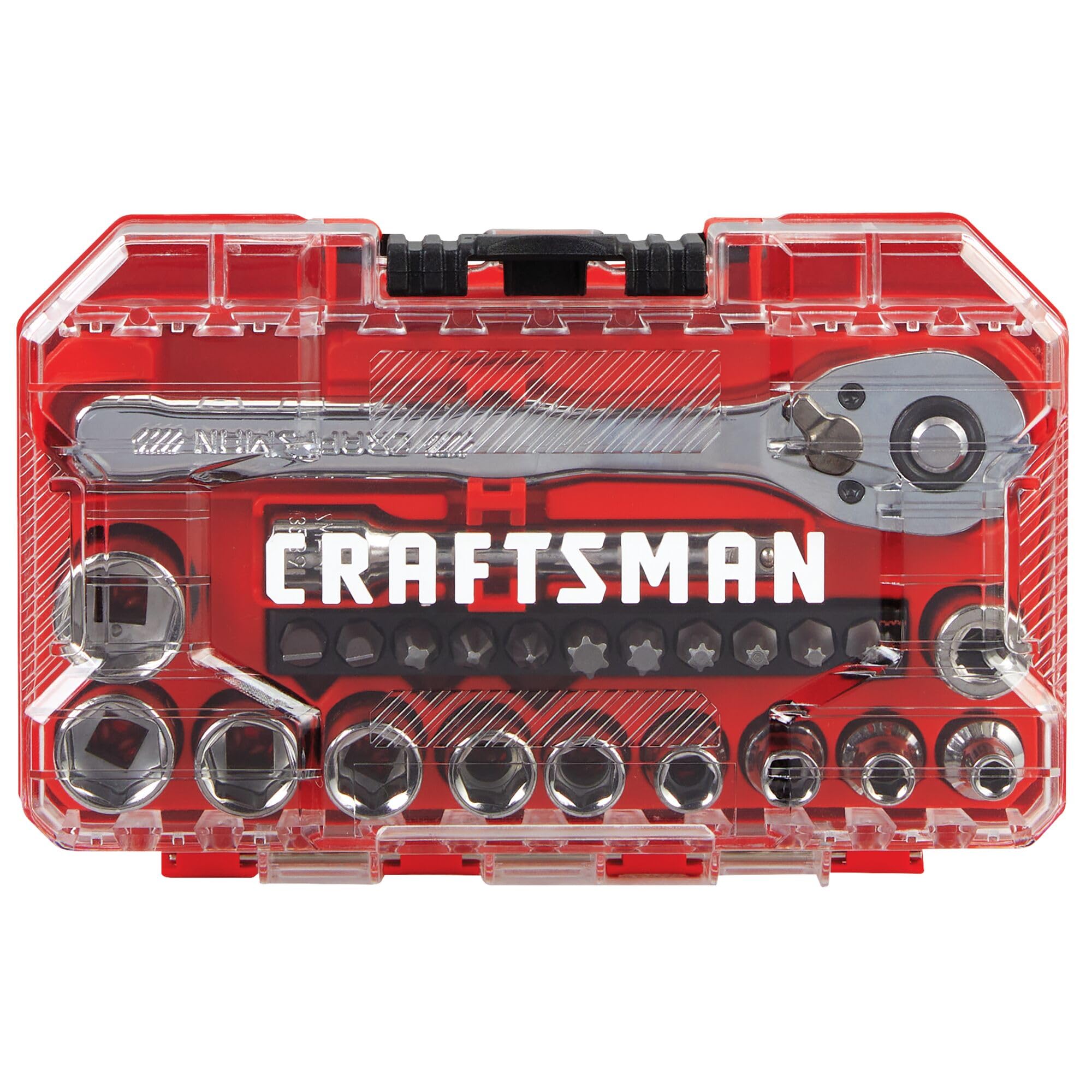 Foto 5 pulgar | Juego De Herramientas Mecánicas Craftsman, 24 Piezas, 1/4'' Drive Sae - Venta Internacional.