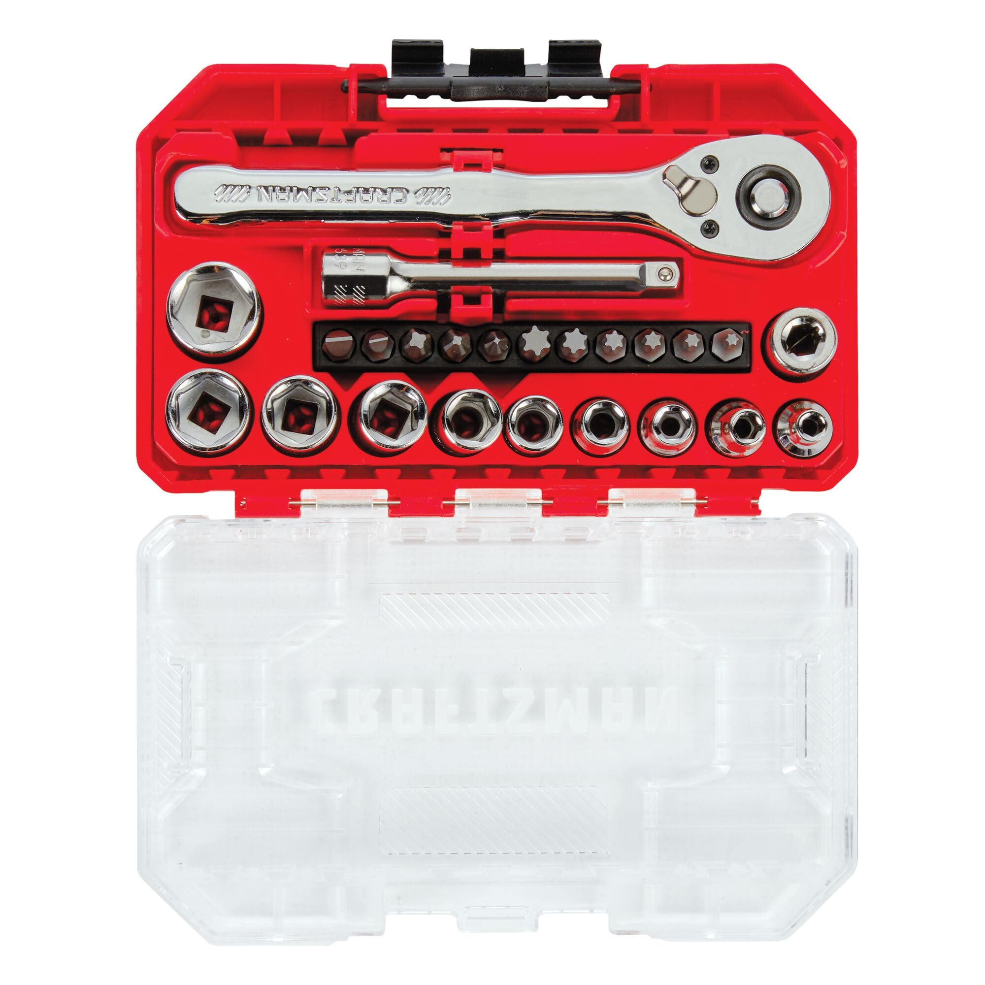 Foto 5 | Juego De Herramientas Mecánicas Craftsman, 24 Piezas, 1/4'' Drive Sae - Venta Internacional.