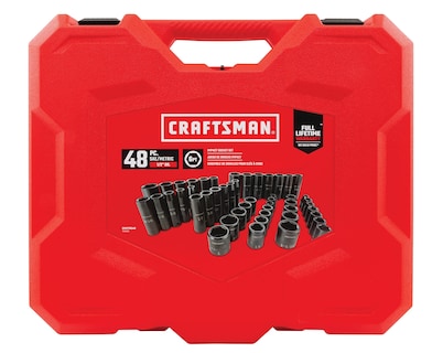 Foto 2 | Juego De Enchufes Craftsman Deep Impact Sae De 1/2 Pulgada Y 48 Piezas - Venta Internacional.