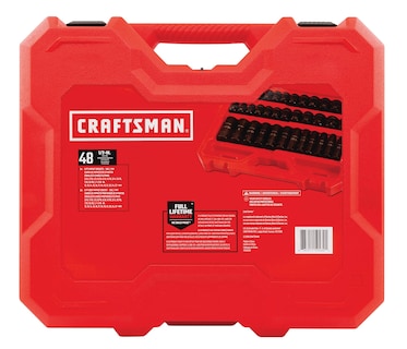 Foto 3 | Juego De Enchufes Craftsman Deep Impact Sae De 1/2 Pulgada Y 48 Piezas - Venta Internacional.