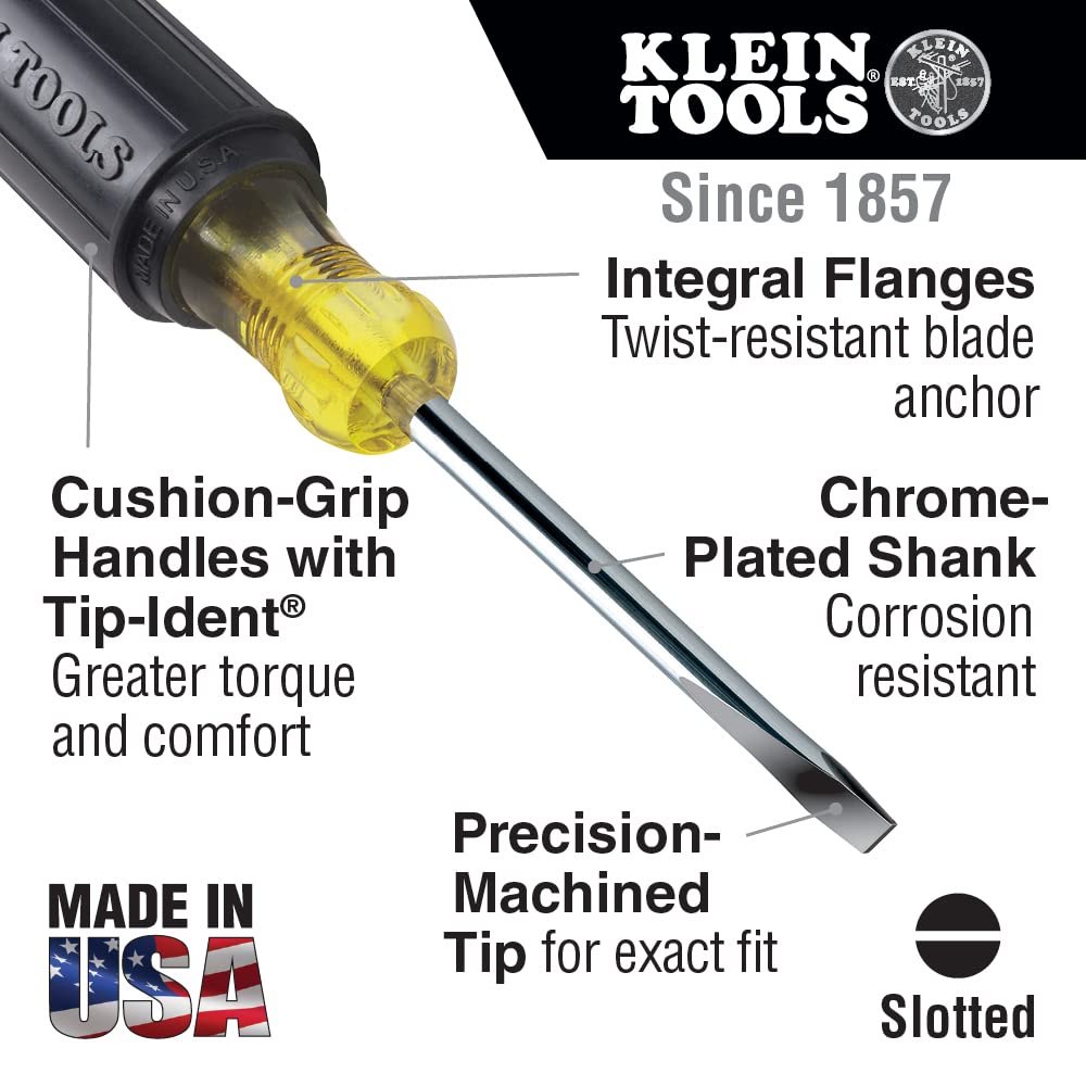 Foto 2 | Juego de Destornilladores Klein Tools 85805 5 Piezas con Empuñadura Acolchada - Venta Internacional
