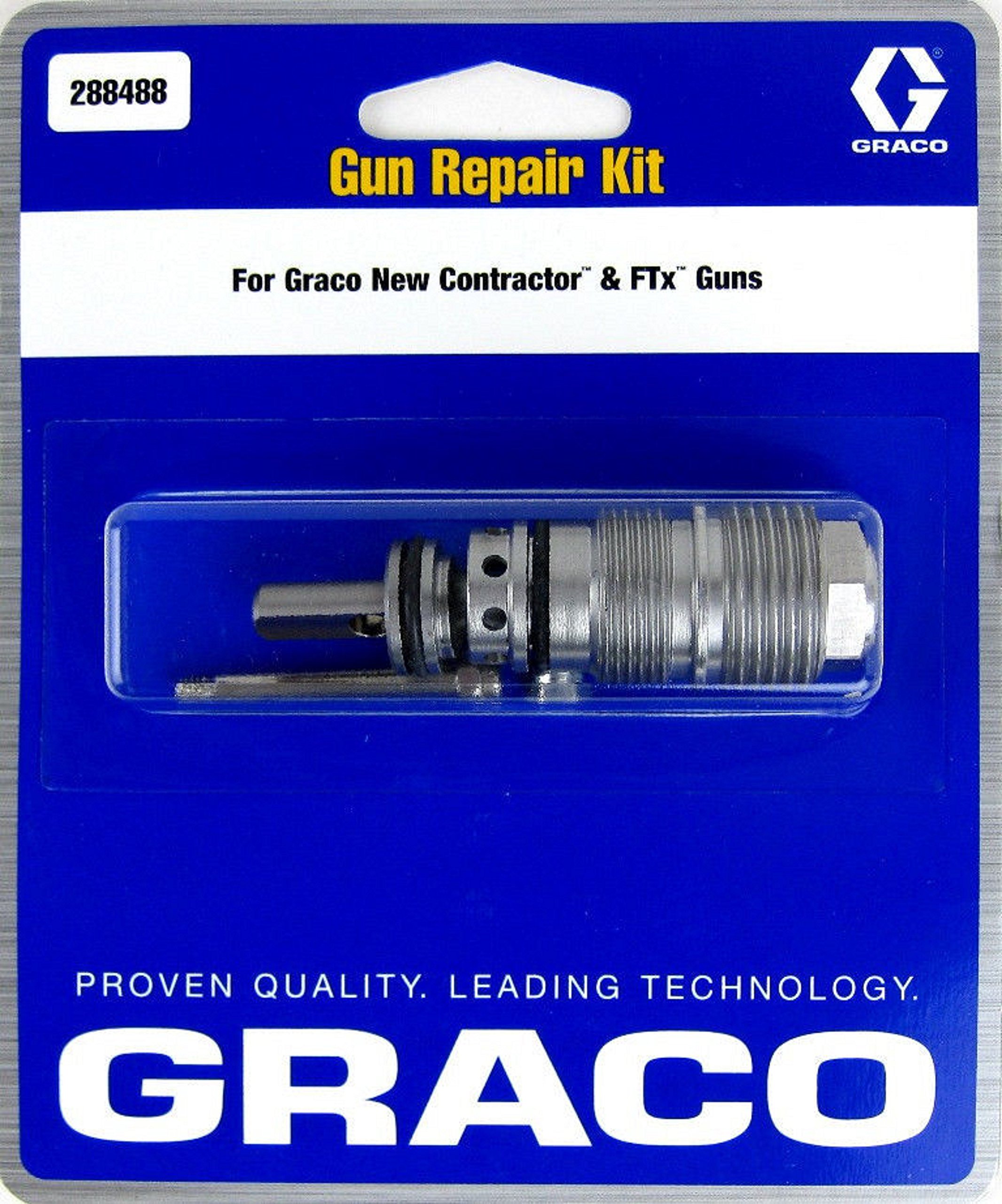 Foto 2 pulgar | Kit de Reparación Graco 288488 Contractor & Ftx Gun para Rociador sin Aire - Venta Internacional