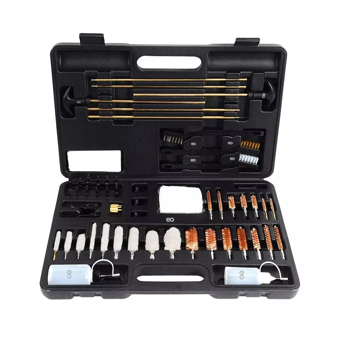 Kit De Limpieza De Pistola, Rifle Universal, 62 Piezas Eo Safe Imports Esi-17471-1 Multicolor