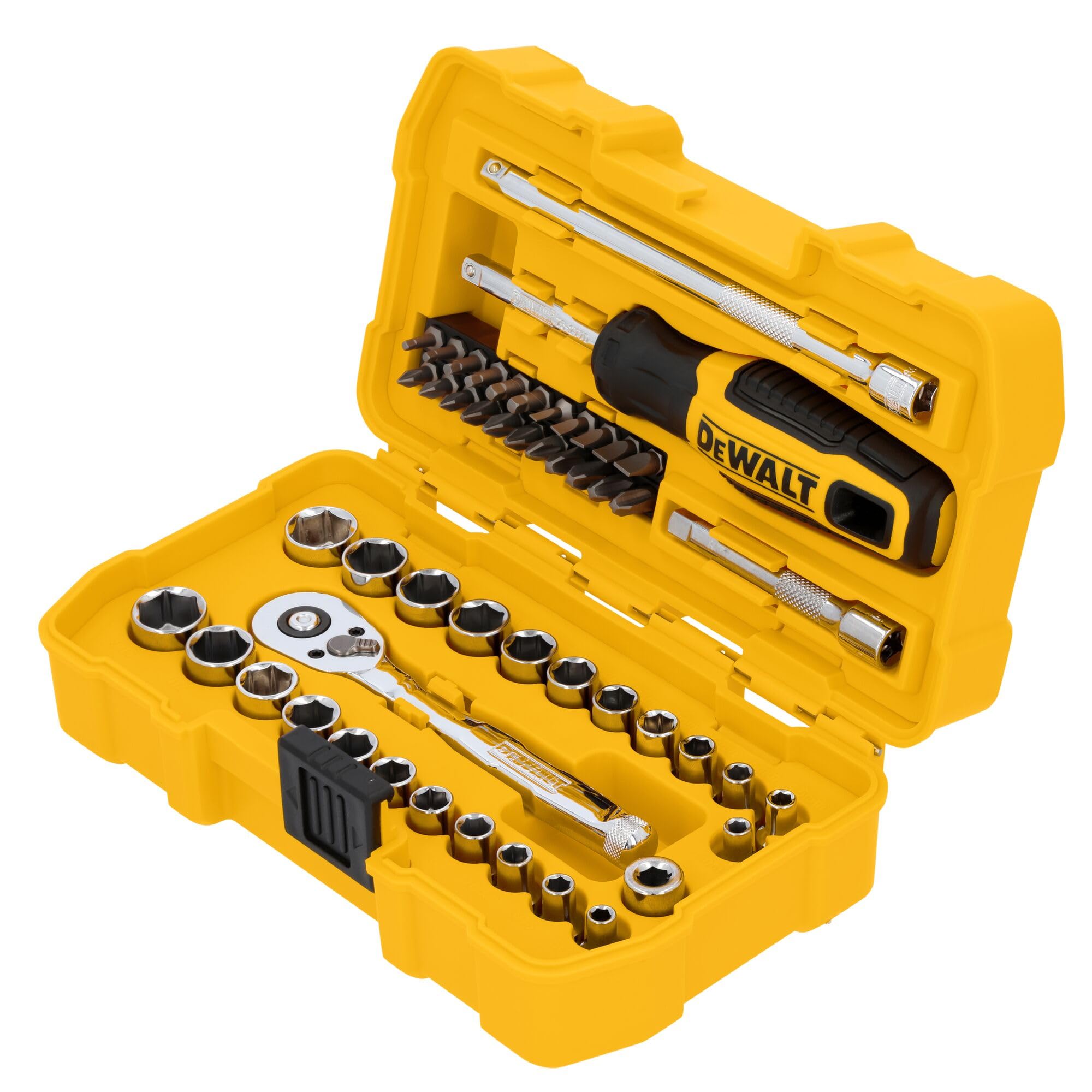 Foto 6 pulgar | Juego De Herramientas Mecánicas Dewalt 1/4 Drive 50 Piezas Dwmt45422 - Venta Internacional.