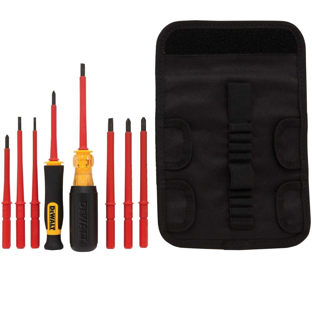 Foto 4 pulgar | Juego De Destornilladores Dewalt Con Aislamiento Y Empuñadura De Vinilo, 10 Piezas - Venta Internacional.