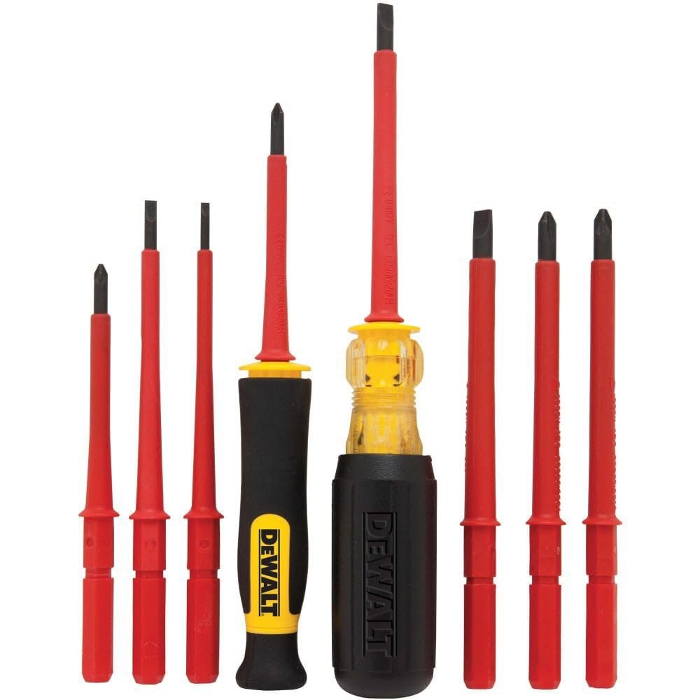 Foto 5 pulgar | Juego De Destornilladores Dewalt Con Aislamiento Y Empuñadura De Vinilo, 10 Piezas - Venta Internacional.