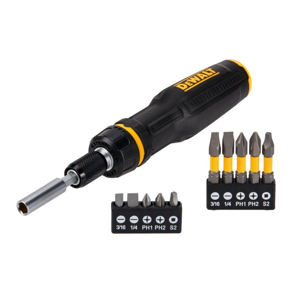 Foto 6 pulgar | Destornillador Dewalt Maxfit Telescópico Multi Bit, 10 Unidades - Venta Internacional.