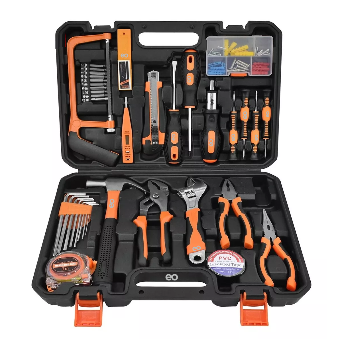 Language Juego De Herramientas Mecánica Portafolio 100 Pz Eo Safe Imports Esi-6702-1 Naranja