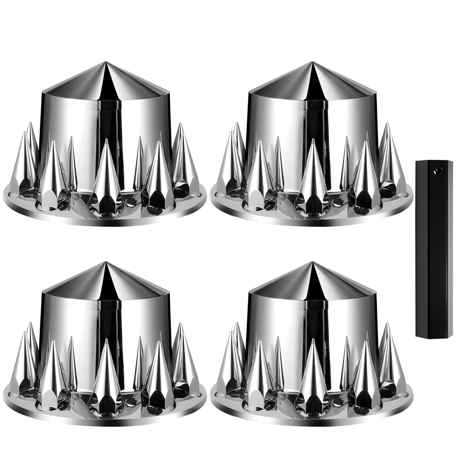 Foto 2 pulgar | Cubiertas De Rueda Del Eje Trasero Vevor Spiked Para Semirremolque Universal - Venta Internacional.