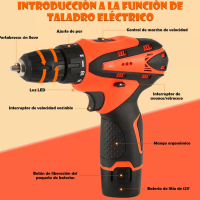 Foto 3 pulgar | Kit De Herramientas Con Inalambricos Taladro Eléctrico 229pcs Eo Safe Imports Esi-9243-1 Multicolor