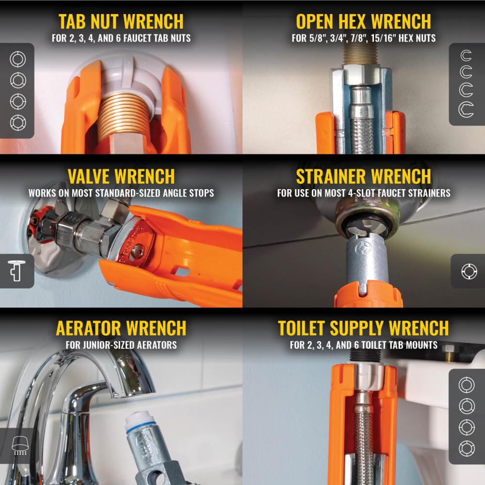 Foto 3 pulgar | Llave Multiusos para Fontanería Klein Tools 68098 12 en 1 - Venta Internacional