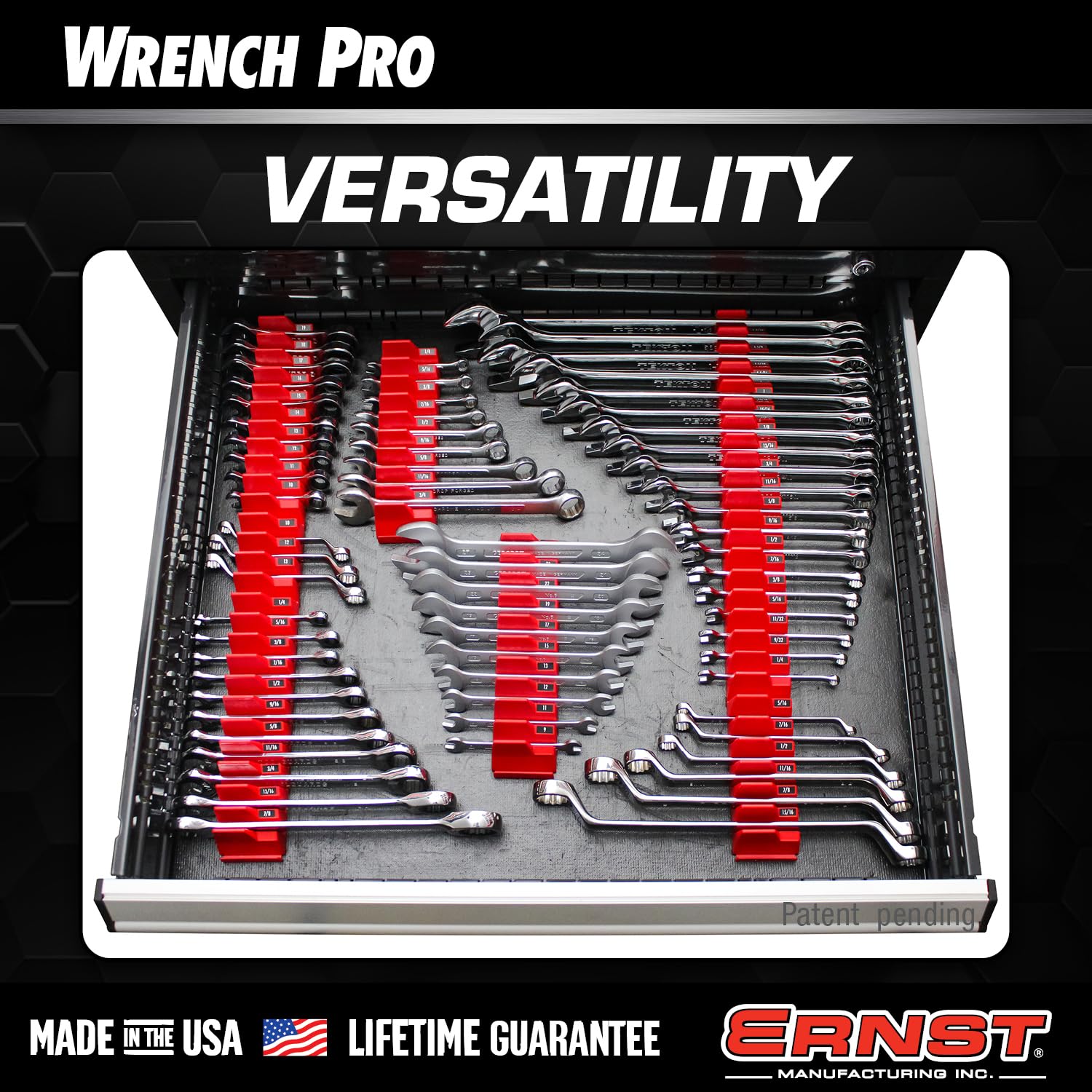 Foto 7 pulgar | Organizador De Llaves Ernst Manufacturing Wrench Pro Para 20 Llaves - Venta Internacional.