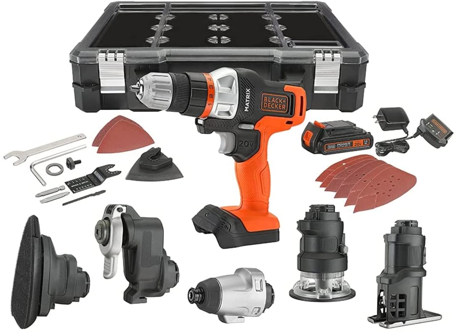 Foto 2 pulgar | Kit Combinado De Herramientas Eléctricas Black+decker 20v Max Matrix Juego De 6 Herramientas - Venta Internacional.