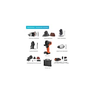 Foto 2 | Kit Combinado De Herramientas Eléctricas Black+decker 20v Max Matrix Juego De 6 Herramientas - Venta Internacional.