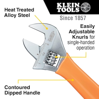 Foto 2 | Juego De Llaves Ajustables Klein Tools D5073 De Capacidad Extra, 3 Piezas - Venta Internacional.