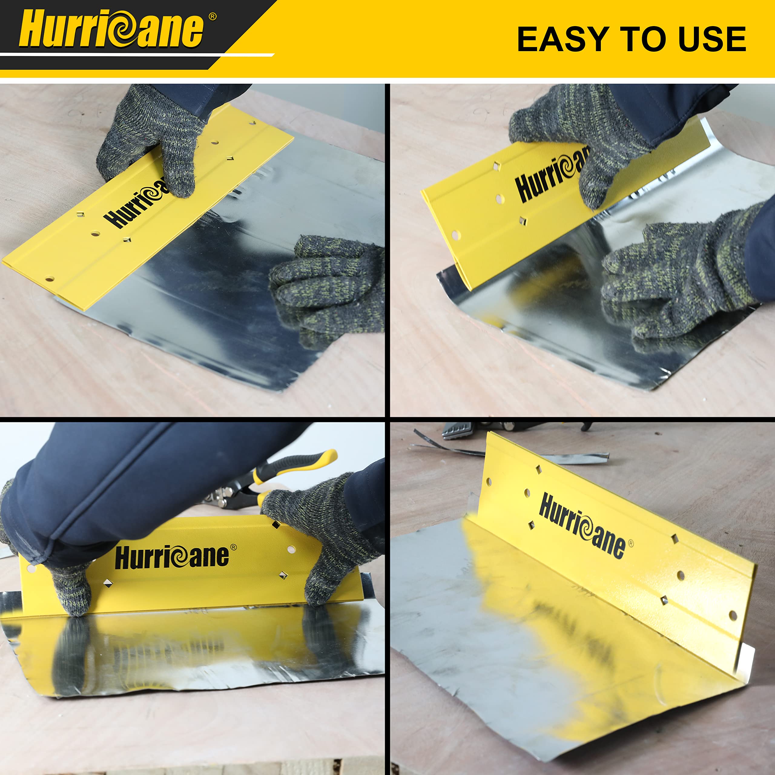 Foto 6 pulgar | Herramienta Plegable Hurricane De 30 Cm Para Doblado De Chapa Metálica Para Conductos De Climatización - Venta In