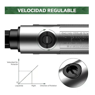 Foto 3 | Kit Mini Taladro Neumático Amoladora Neumática Plata Belug