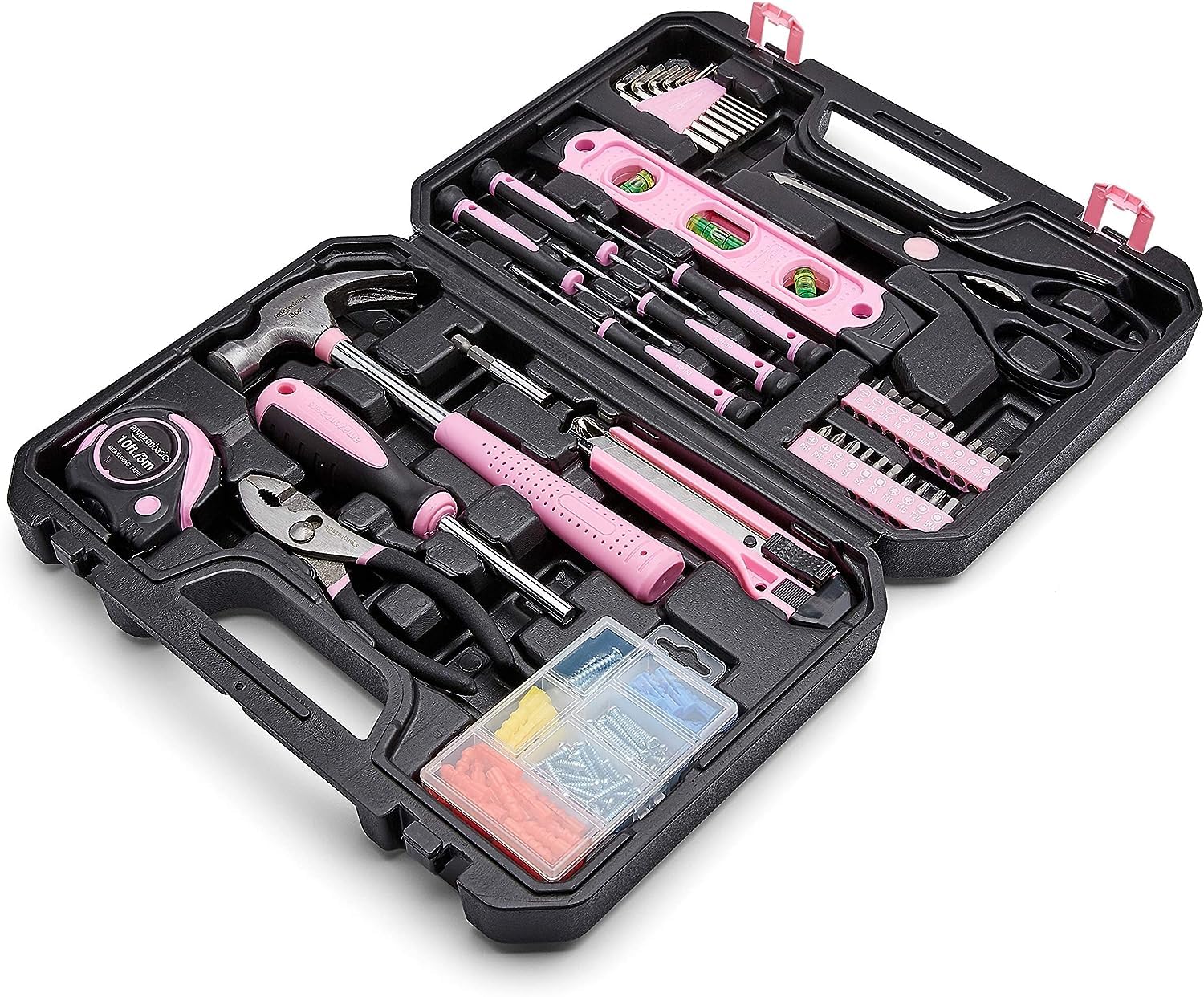Kit De Herramientas Amazon Basics Household De 142 Piezas Con Funda De Almacenamiento - Venta Internacional.