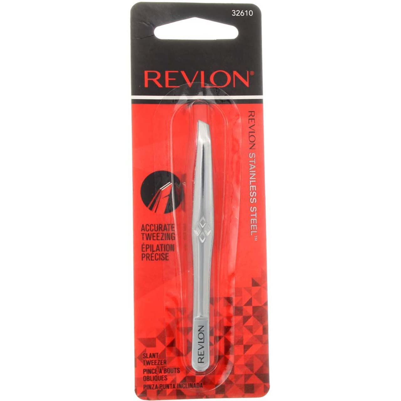 Foto 6 pulgar | Pinzas Revlon Accurate De Acero Inoxidable, Paquete De 4 - Venta Internacional.