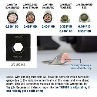 Foto 2 | Herramienta Engarzadora De Lengüetas Hidráulica Temco Th1818 Dieless Indent - Venta Internacional.