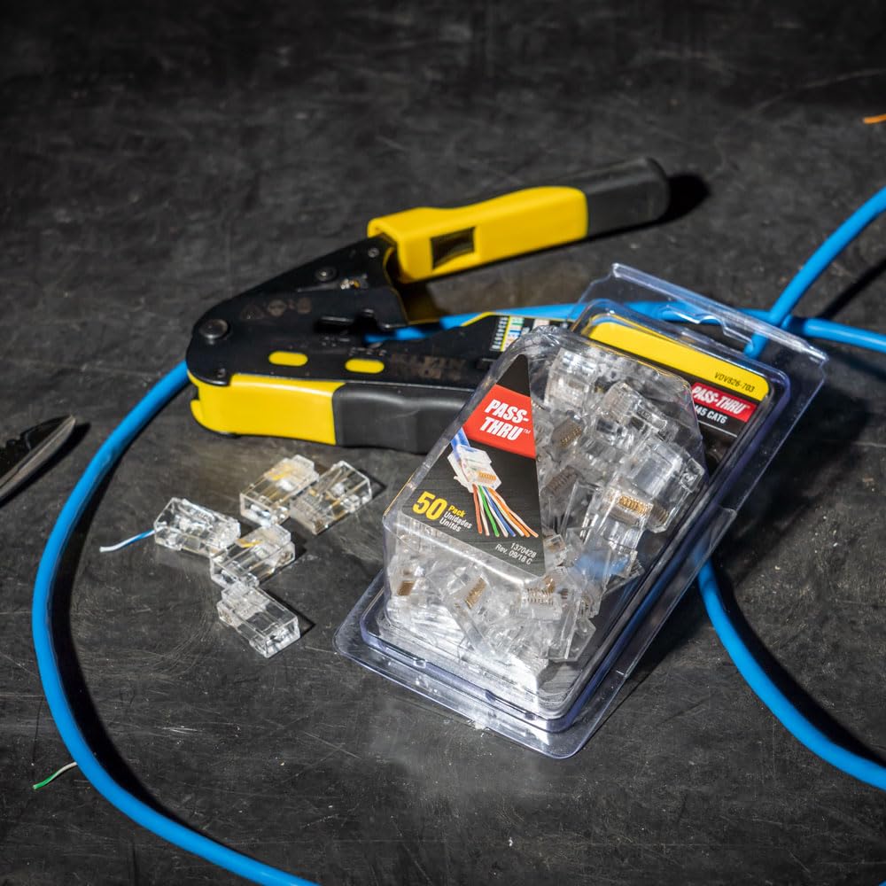 Foto 6 pulgar | Kit de Herramientas Klein Tools 80024 Cable de Datos con Trinquete con Cat6 - Venta Internacional
