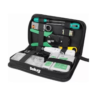 Foto 1 | Kit De Herramientas Cableado Redes Básico Rj11 Rj45 12 Pz Verde Belug