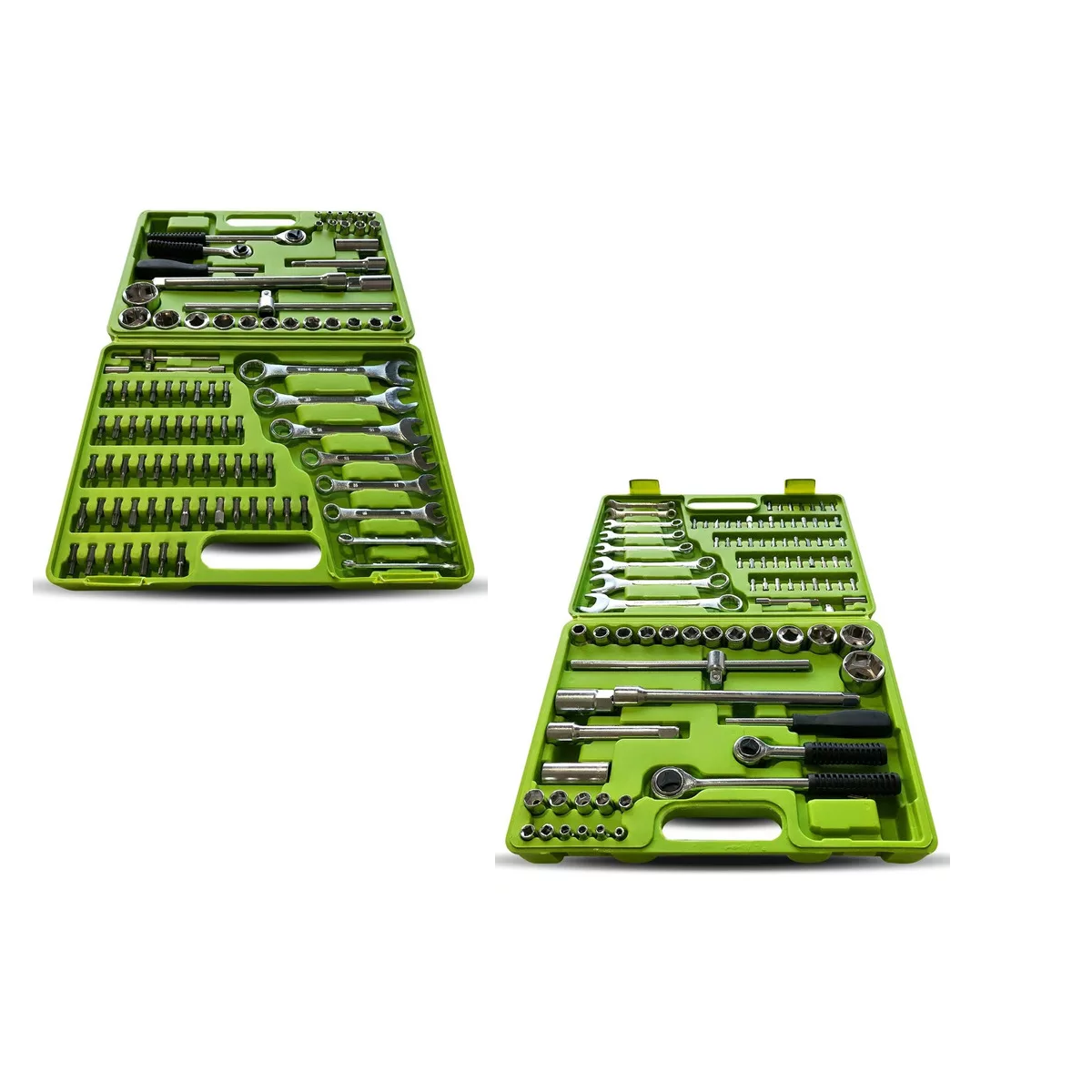 Foto 3 pulgar | Juego Herramientas Dados Llaves Y Puntas De 99 Piezas Eo Safe Imports Esi-14953-1 Verde