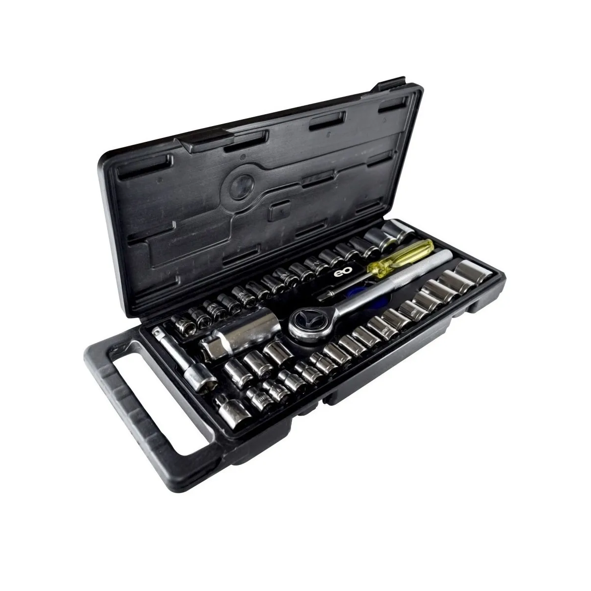 Foto 2 pulgar | Uego De Dados Con Matraca 40 Piezas Tpss40c Eo Safe Imports Esi-3805-1 Negro