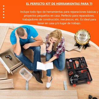 Foto 3 | Juego De Herramientas Mecánicas Manuales Portafolio 38pcs Eo Safe Imports Esi-15141-1 Multicolor