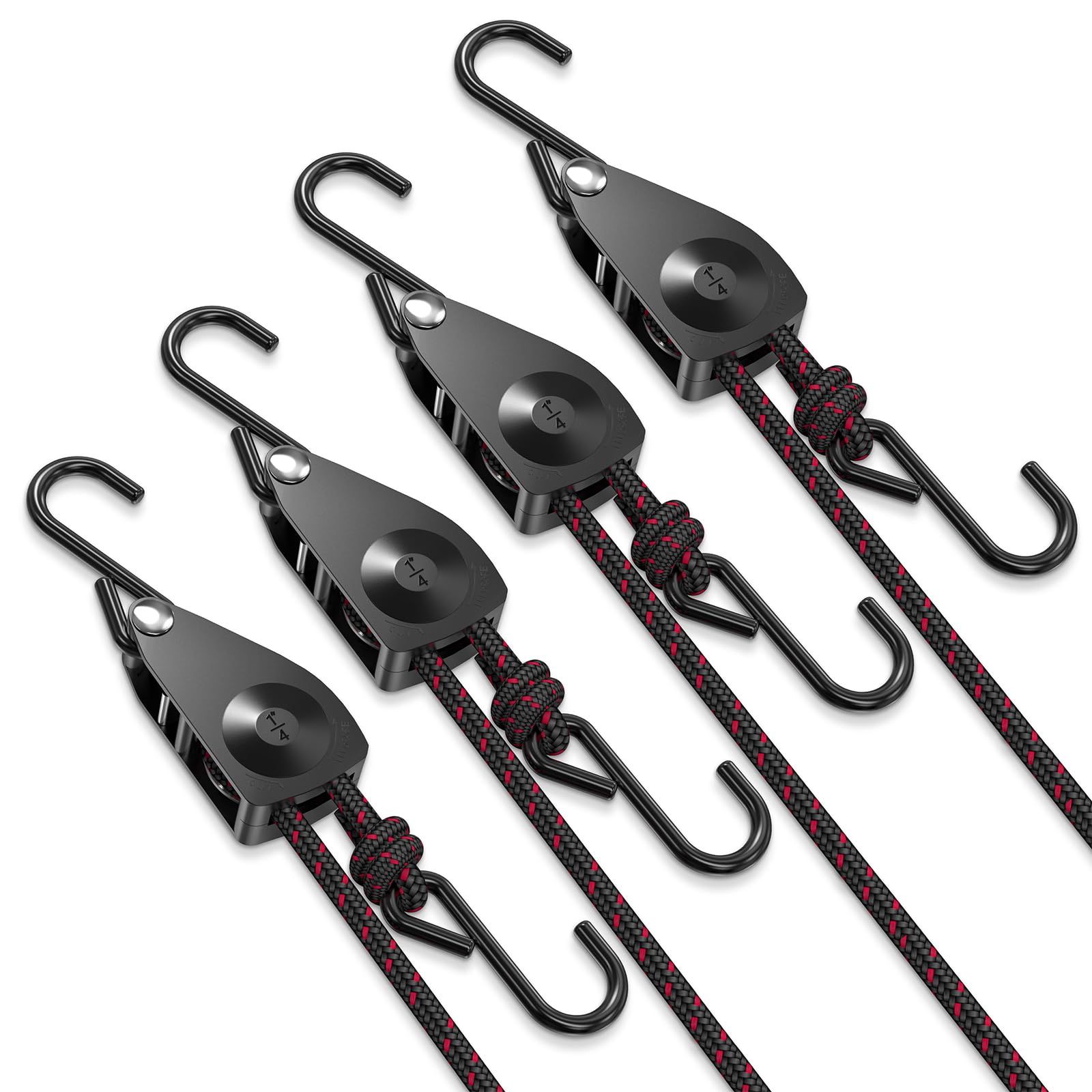 Foto 2 pulgar | Correas De Amarre Con Trinquete Viparspectra, Paquete De 4, 12 Pies Y 68 Kg - Venta Internacional.