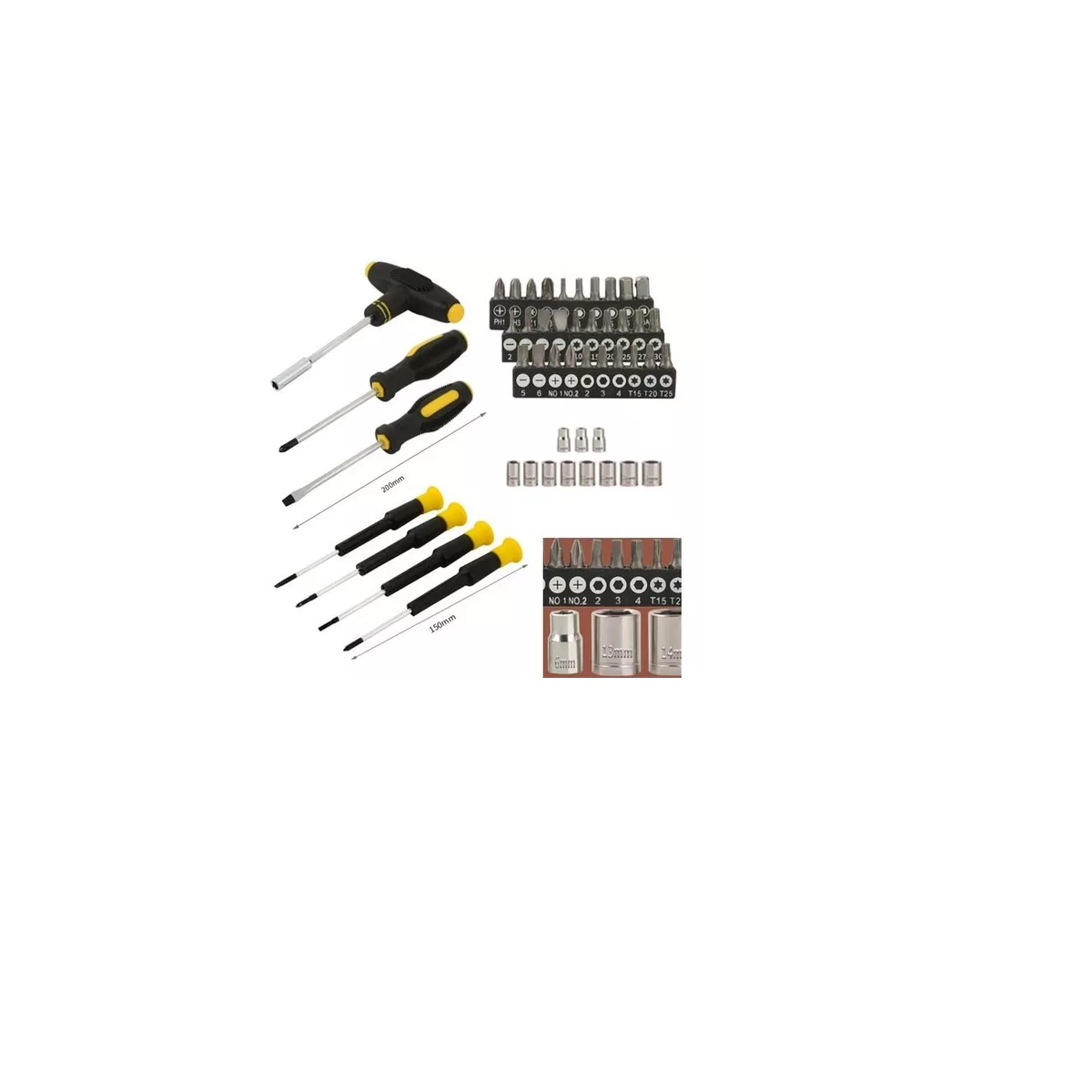 Foto 4 pulgar | 98pcs Juego De Herramientas Mecánicas Eo Safe Imports Esi-10539-1 Multicolor