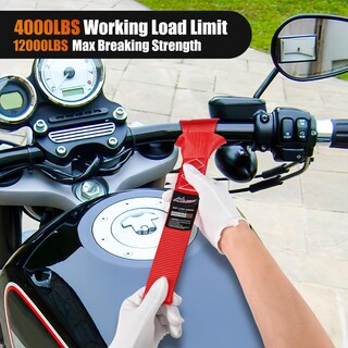 Foto 6 | Correas De Amarre Para Motocicletas Nilight Soft Loop, 1,7 X 17, 8 Unidades - Venta Internacional.