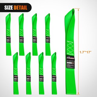 Foto 2 | Correas De Amarre Para Motocicletas Nilight Soft Loop, 1,7 X 17 Cm, Paquete De 8 - Venta Internacional.