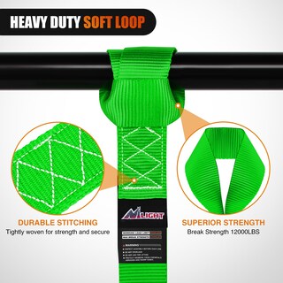 Foto 3 | Correas De Amarre Para Motocicletas Nilight Soft Loop, 1,7 X 17 Cm, Paquete De 8 - Venta Internacional.