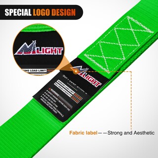 Foto 4 | Correas De Amarre Para Motocicletas Nilight Soft Loop, 1,7 X 17 Cm, Paquete De 8 - Venta Internacional.