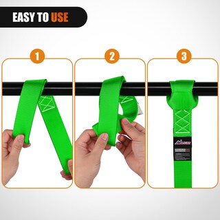 Foto 5 | Correas De Amarre Para Motocicletas Nilight Soft Loop, 1,7 X 17 Cm, Paquete De 8 - Venta Internacional.