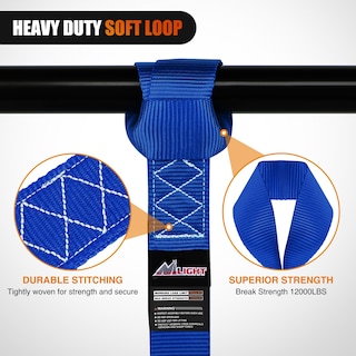 Foto 3 | Correas De Amarre Para Motocicletas Nilight Soft Loop, 1,7 X 17 Cm, Paquete De 8 - Venta Internacional.