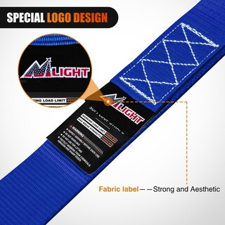 Foto 4 | Correas De Amarre Para Motocicletas Nilight Soft Loop, 1,7 X 17 Cm, Paquete De 8 - Venta Internacional.