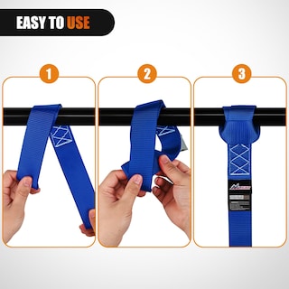 Foto 5 | Correas De Amarre Para Motocicletas Nilight Soft Loop, 1,7 X 17 Cm, Paquete De 8 - Venta Internacional.